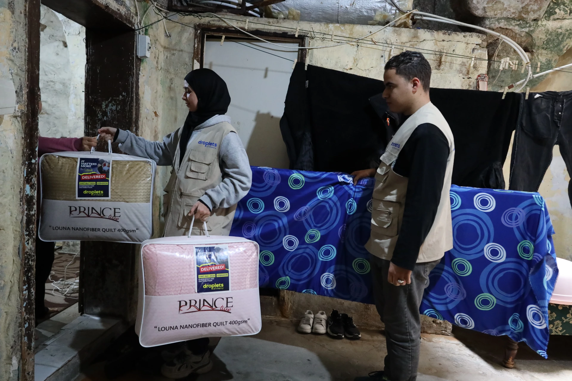 Delivering warmth to displaced families in their homes