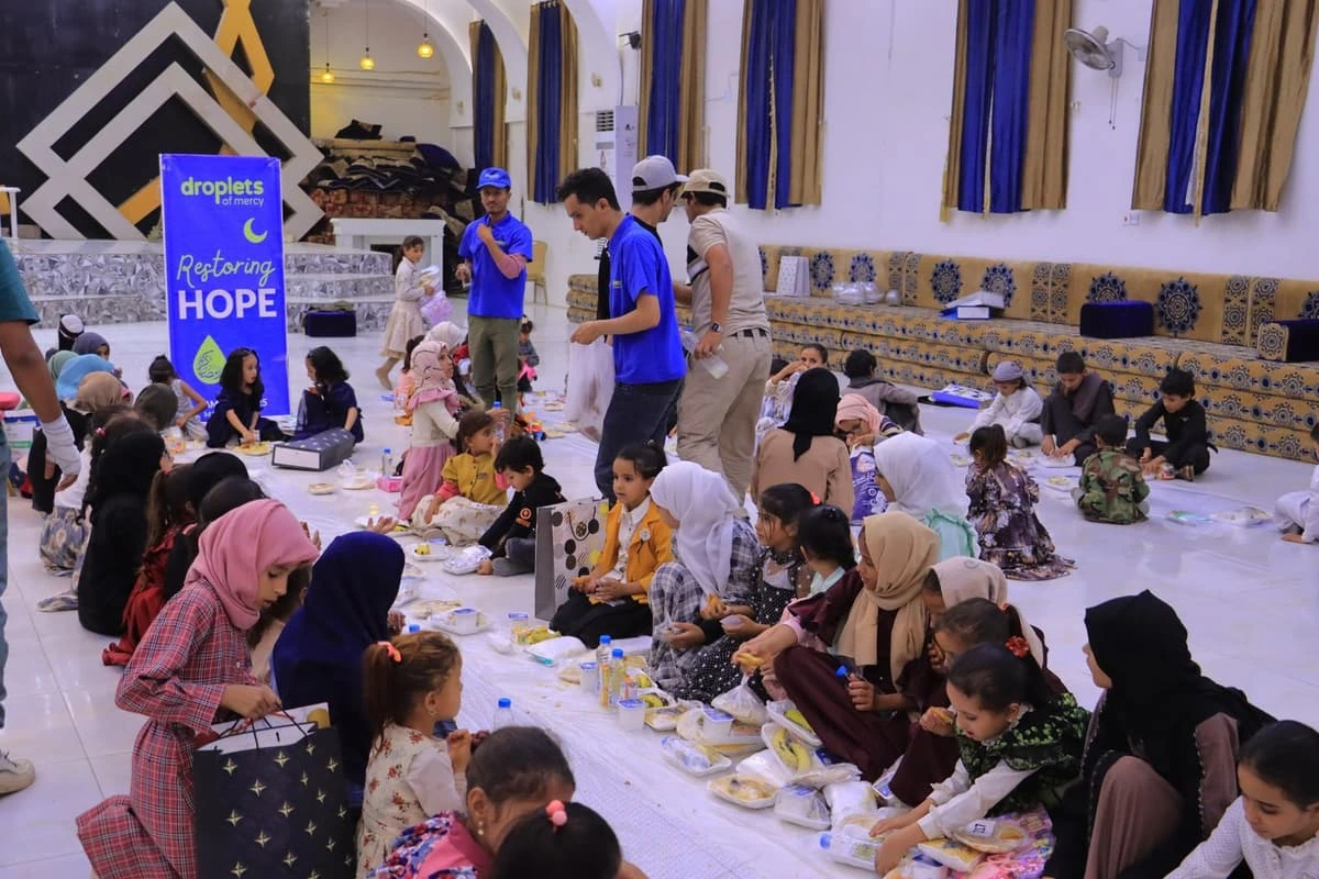 Community feeding program — Yemen · Droplets of Mercy